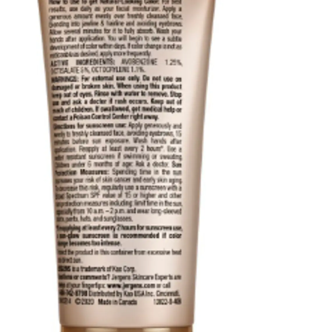 AUTOBRONCEANTE JERGENS CREMA FACIAL REAFIRMANTE TONO OSCURO FPS 20 59 ML 3