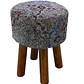JACQUARD RAC-157 FLORES GRIS (0,3 X 0,4 MTS) - Miniatura 1