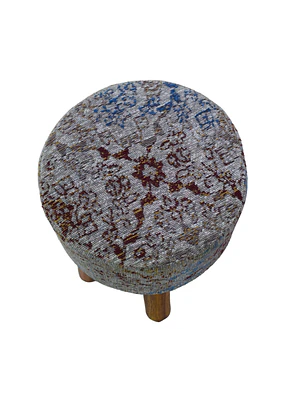 JACQUARD RAC-157 FLORES GRIS (0,3 X 0,4 MTS)