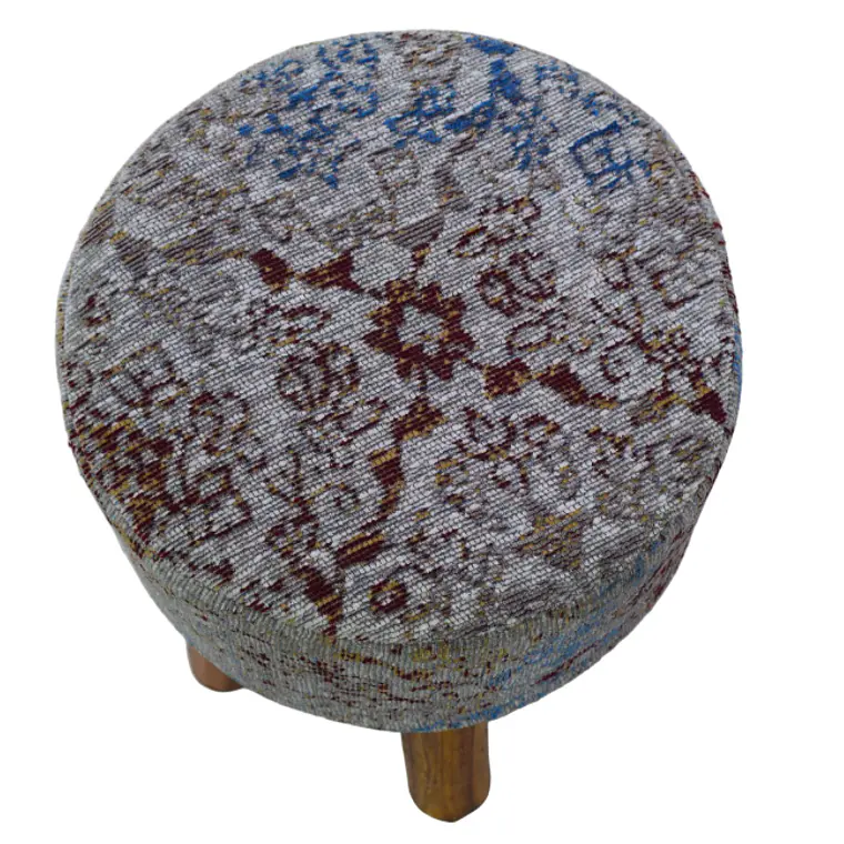 JACQUARD RAC-157 FLORES GRIS (0,3 X 0,4 MTS) 2