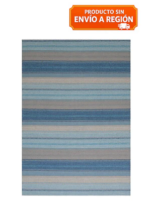 KELIM CON ANTIDESLIZANTE TURQUESA (1,5 X 2,1 MTS)