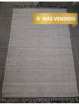 CHOTI PUNTOS GRIS/BLANCO (1,5 X 2,1 MTS)