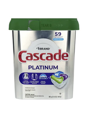 LAVAVAJILLAS CASCADE PLATINUM FRESH (59 CÁPSULAS)