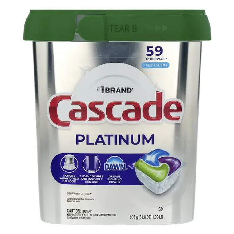 LAVAVAJILLAS CASCADE PLATINUM FRESH (59 CÁPSULAS) 1