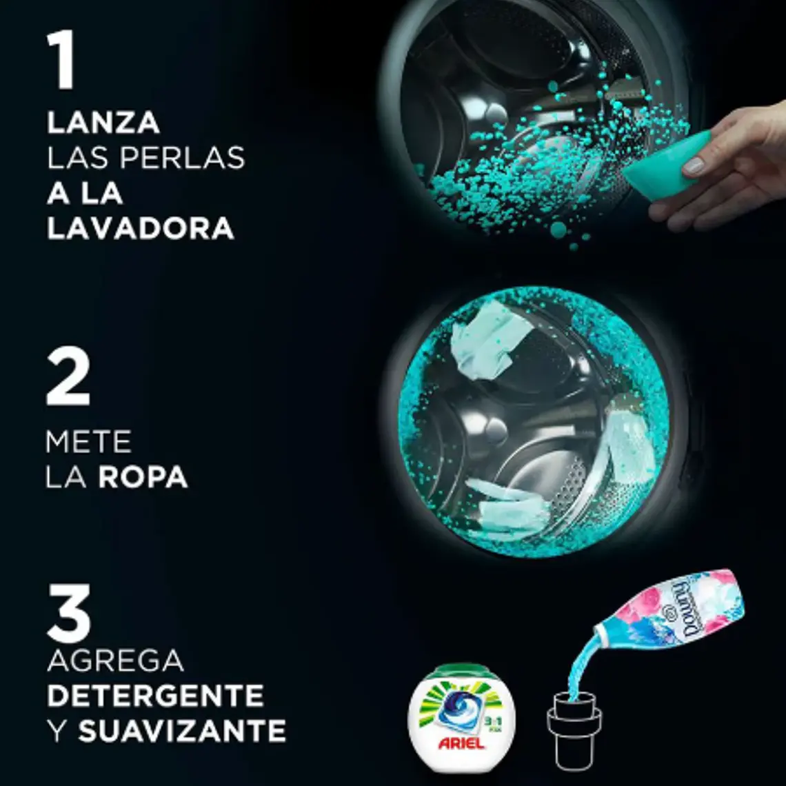 PERLAS PARA ROPA DOWNY FRESH, AROMA FRESCO (680 GR) 2