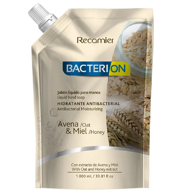 JABON AVENA Y MIEL BACTERION (1000ML) 1