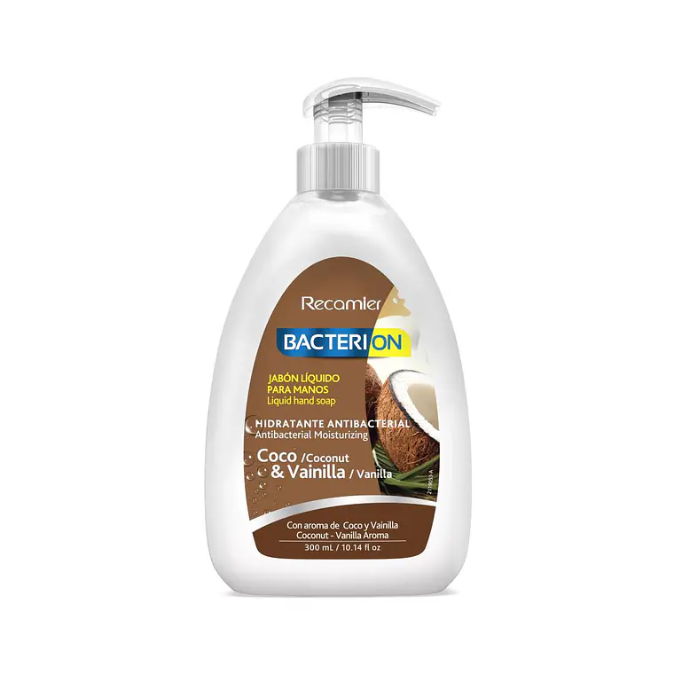 BACTERION JABON ANTIBACTERIAL COCO (300ML) 1