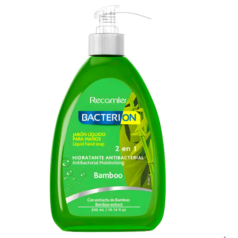BACTERION JABON ANTIBACTERIAL BAMBU (300ML) 1