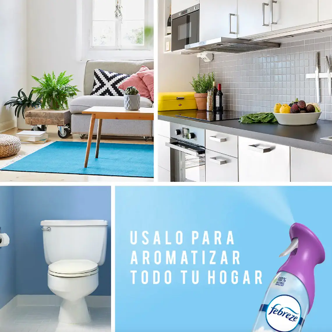 DESODORANTE AMBIENTAL Y AROMATIZANTE FEBREZE MEDITERRANEAN (250G) 5