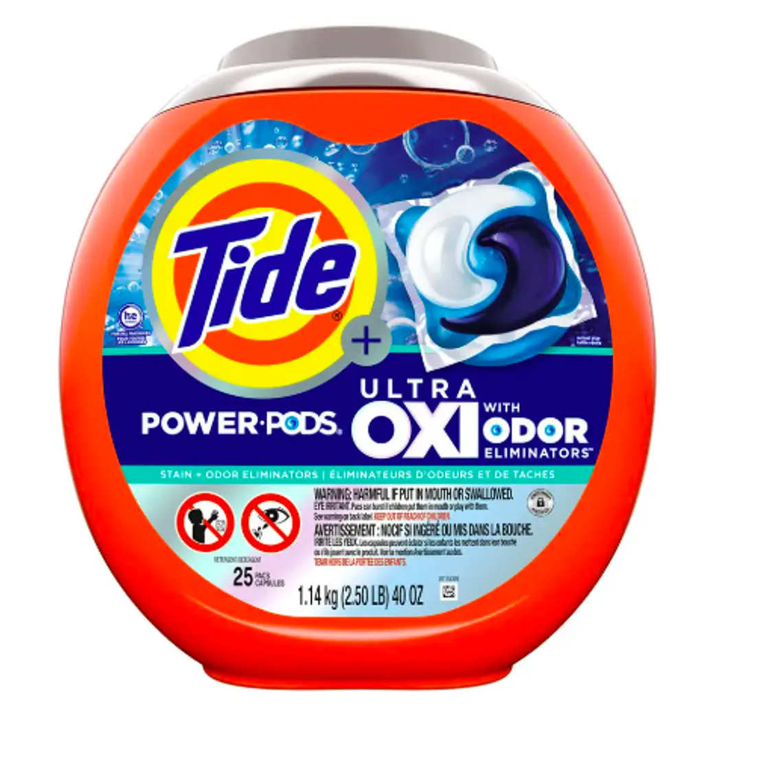 DETERGENTE EN CÁPSULAS TIDE PODS ULTRA OXI (25 UNIDADES)  1