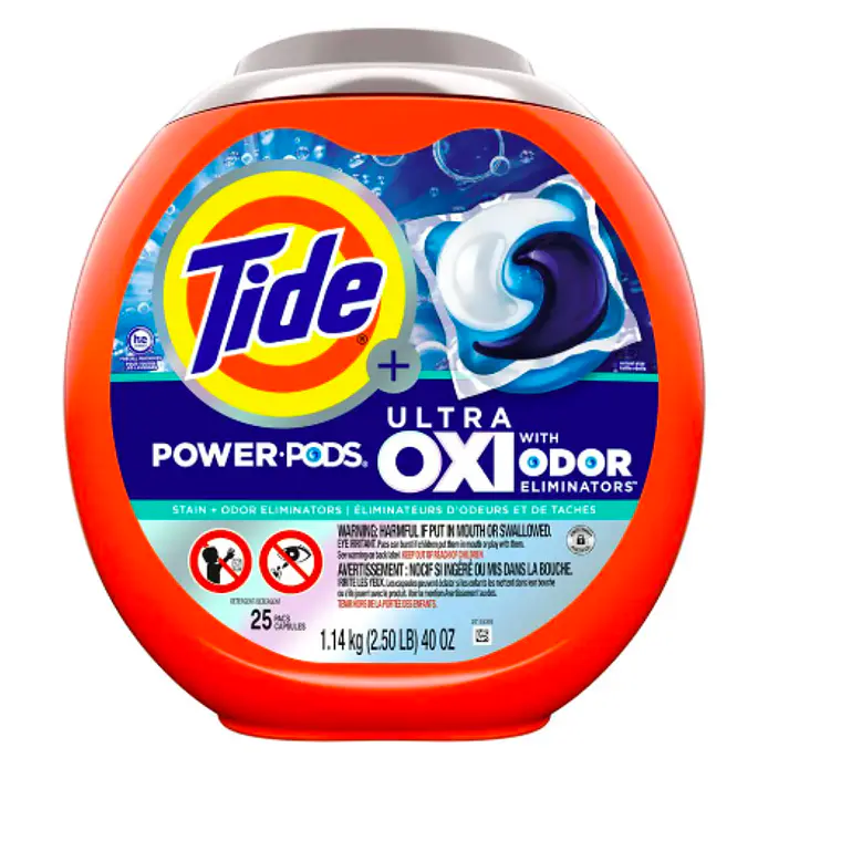 DETERGENTE EN CÁPSULAS TIDE PODS ULTRA OXI (25 UNIDADES)  1