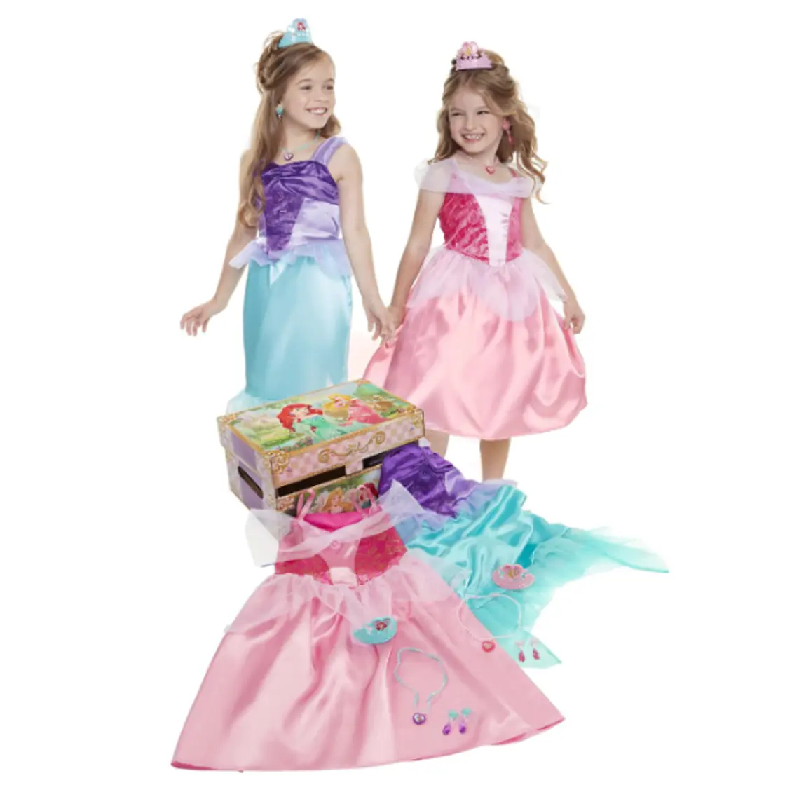 BAUL 2 DISFRACES ARIEL AURORA (TALLA 4-6) 1