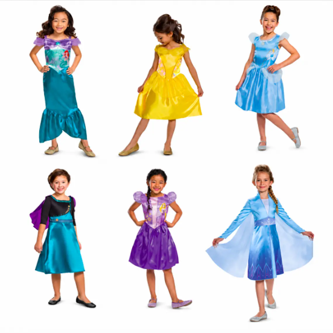 PACK DISFRACES NIÑA 2-3 AÑOS (INCLUYE 5 DISFRACES ALEATORIOS EN DISEÑO Y TALLA) 1