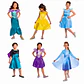 PACK DISFRACES NIÑA 2-3 AÑOS (INCLUYE 5 DISFRACES ALEATORIOS EN DISEÑO Y TALLA) - Miniatura 1