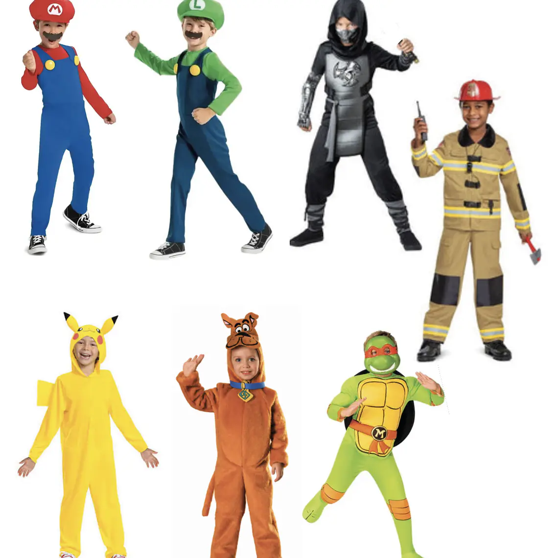 PACK DISFRACES NIÑO 4-8 AÑOS (INCLUYE 5 DISFRACES ALEATORIOS EN DISEÑO Y TALLA) 1