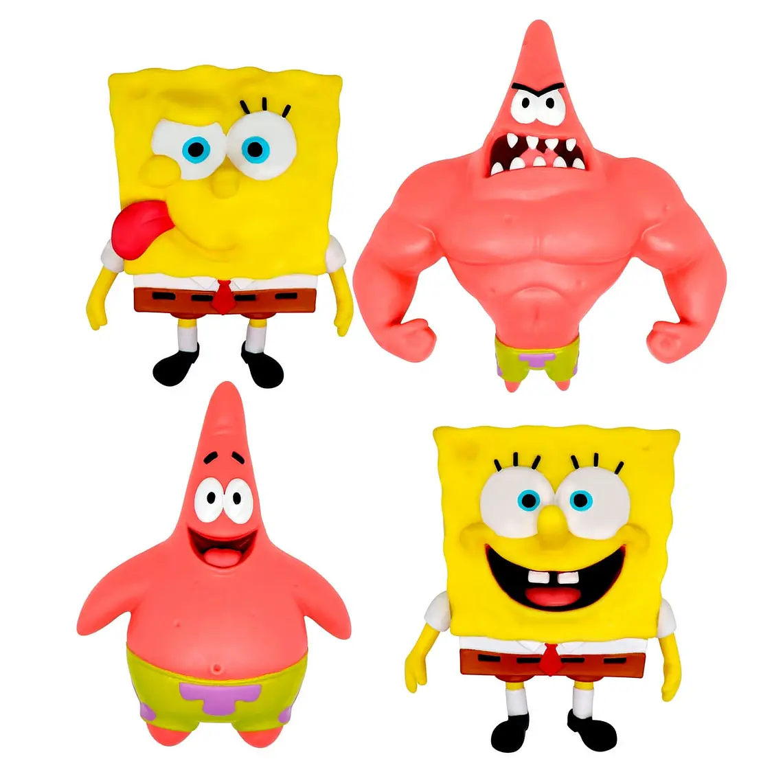 FIGURA STRECH DE GOMA DE 11 A 15 CMS QUE SE ESTIRA BOB ESPONJA (DISEÑO ALEATORIO) 1