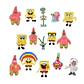 PACK 5 FIGURAS 5 CM EN BLISTER BOB ESPONJA (DISEÑO ALEATORIO) - Miniatura 1