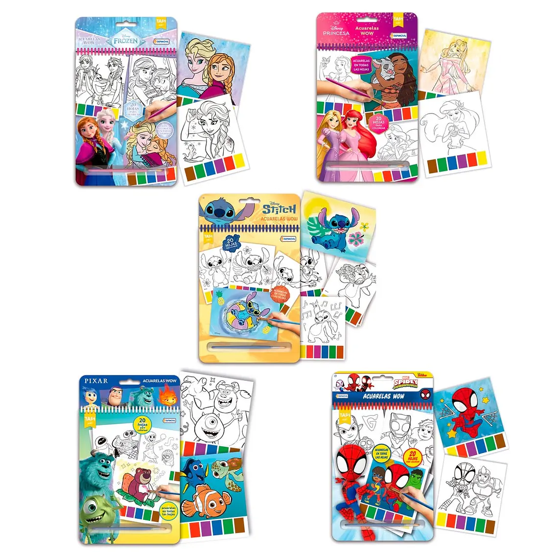 SET DE ACUARELAS MAGICAS (DISEÑO ALEATORIO) 1