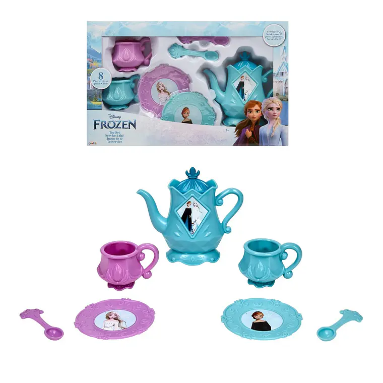 SET DE TE 8 PIEZAS FROZEN DE DISNEY  1