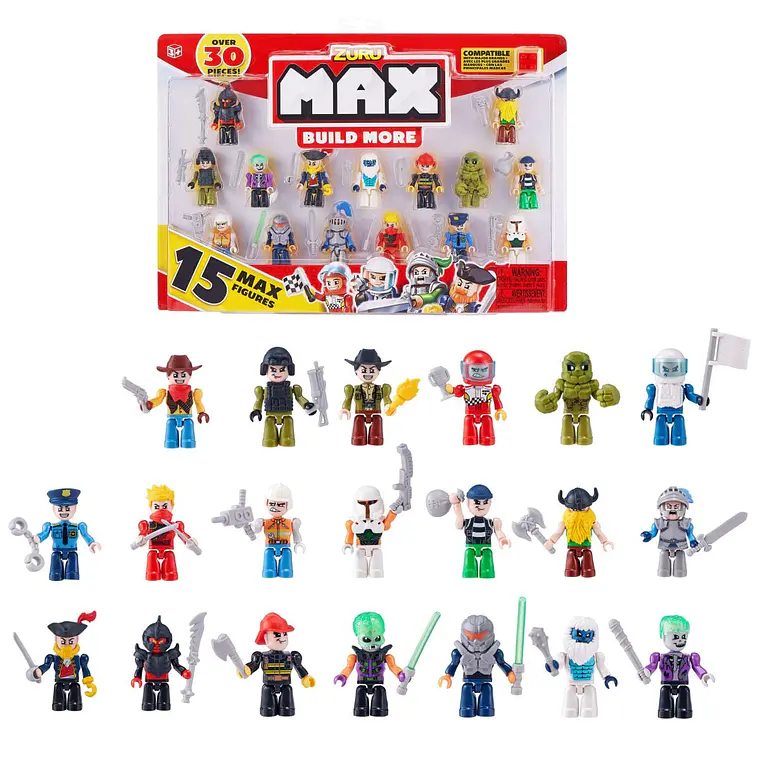 PACK 15 FIGURAS MAX  1