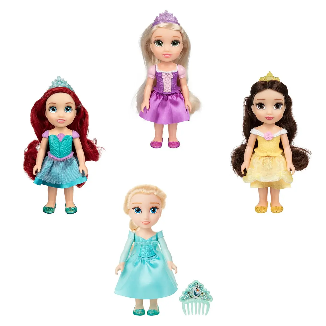 MUÑECA 15 CM CON PEINE PRINCESAS DE DISNEY (DISEÑO ALEATORIO) 1