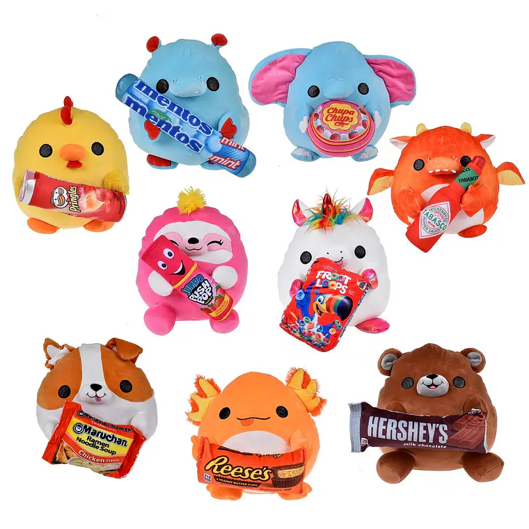 PELUCHE SNACKLES DE 35 CMS DE ZURU (DISEÑO ALEATORIO) 1