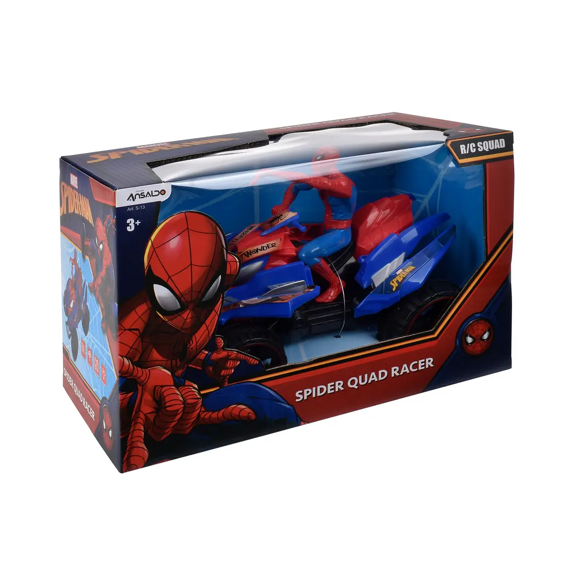 CUATRIMOTO RC CON FIGURA SPIDERMAN  3