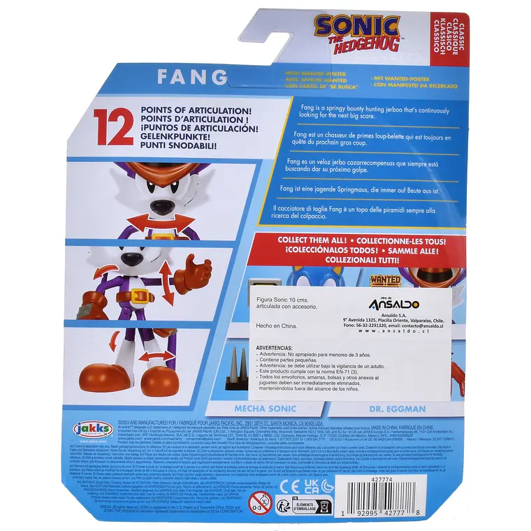 FIGURA SONIC 10 CM. CON ACCESORIO (DISEÑO ALEATORIO) 16