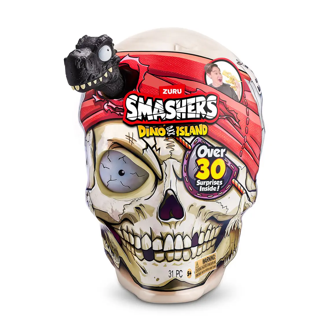 CALAVERA GIGANTE SMASHERS DINO ISLAND ZURU (PRODUCTO SORPRESA)  2