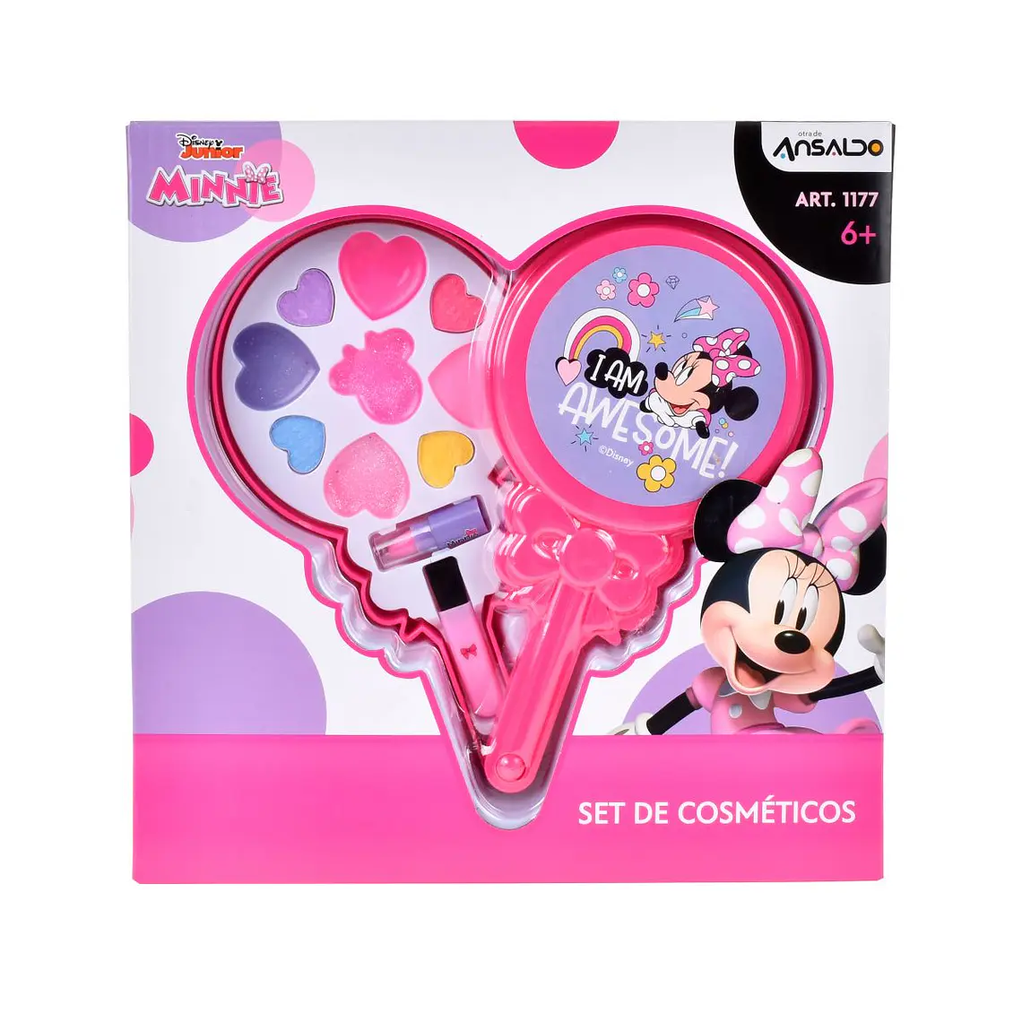 COSMETIQUERO PALETA DE DULCE MINNIE 4
