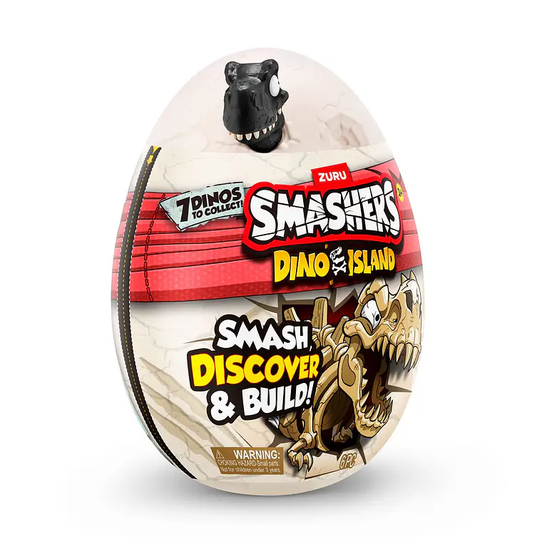 NANO HUEVO SMASHERS DINO ISLAND ZURU (DINOSAURIO SORPRESA)  3