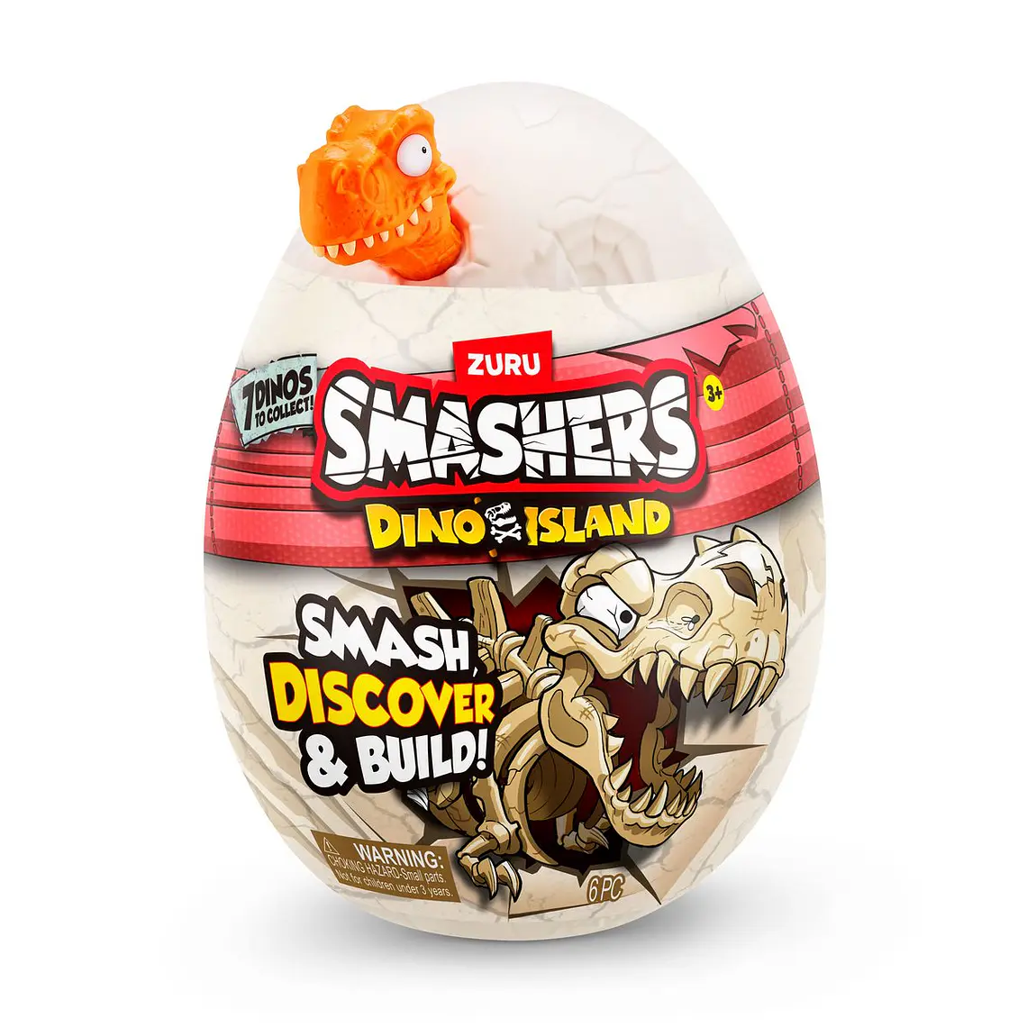 NANO HUEVO SMASHERS DINO ISLAND ZURU (DINOSAURIO SORPRESA)  4