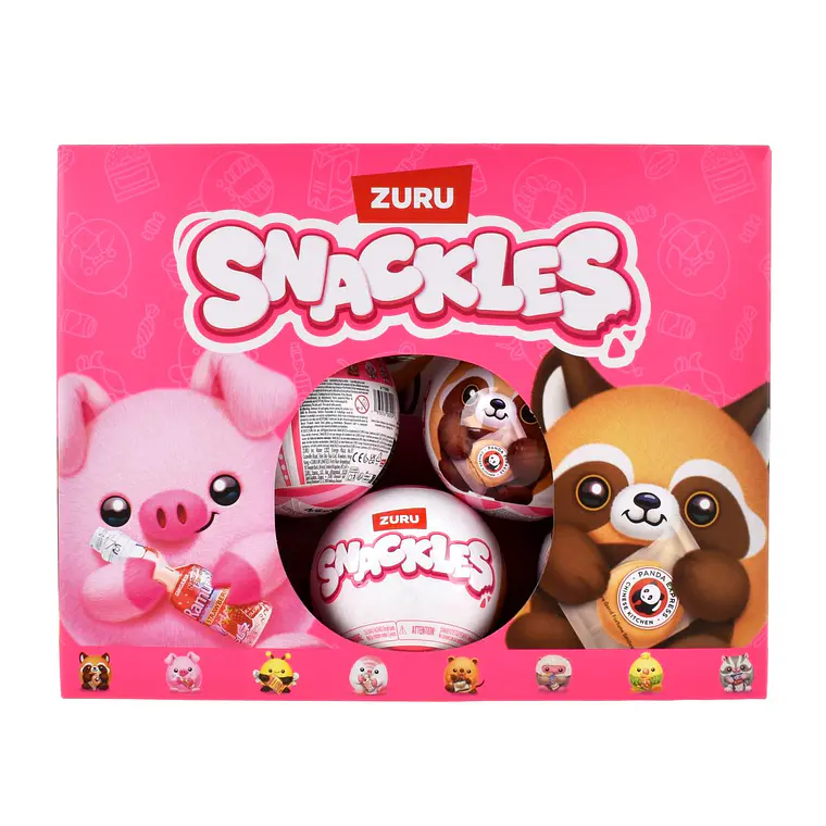 PELUCHE SNACKLES DE 12 CMS DE ZURU (DISEÑO ALEATORIO) 21