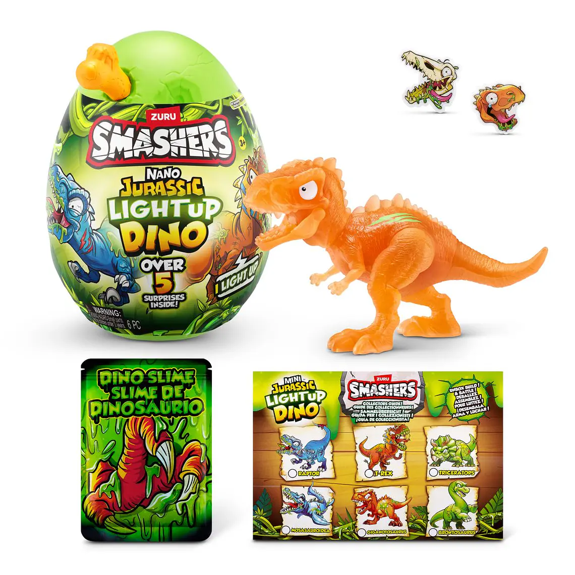 MINI HUEVO SMASHERS JURASSIC (DINOSAURIO SOPRESA) 2
