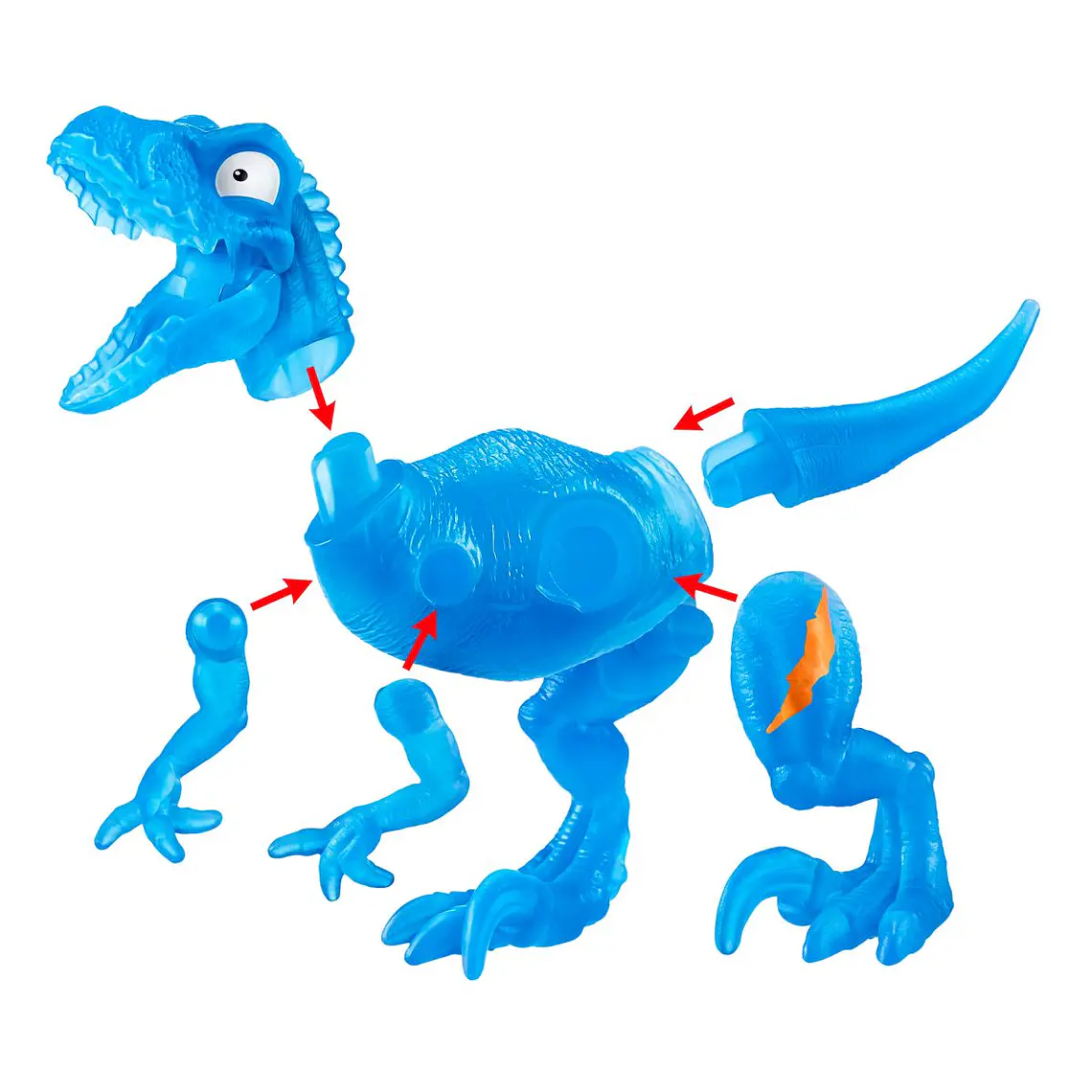 MINI HUEVO SMASHERS JURASSIC (DINOSAURIO SOPRESA) 10