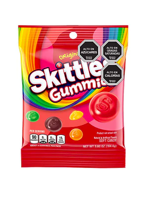 PACK 12 BOLSAS SKITTLES GUMMIES ORIGINAL 164 G | $2.249 POR UNIDAD | VENCE: 04/01/2027