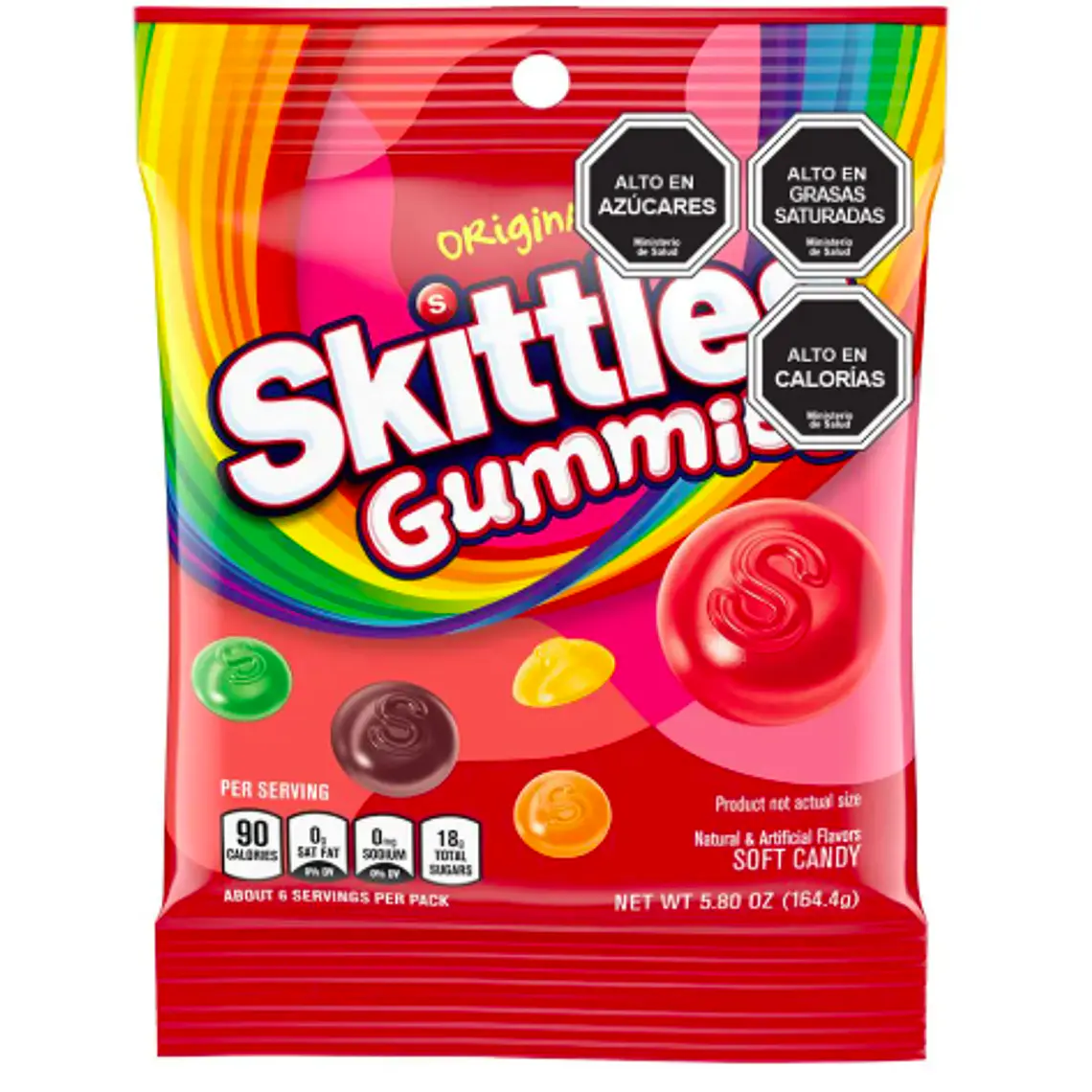PACK 12 BOLSAS SKITTLES GUMMIES ORIGINAL 164 G | $2.249 POR UNIDAD | VENCE: 04/01/2027 2