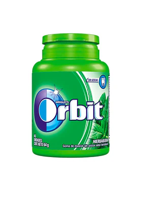 DISPLAY 6 UNIDADES CHICLE ORBIT HIERBABUENA 64 G | $2.998 POR UNIDAD | VENCE: 07/12/2026