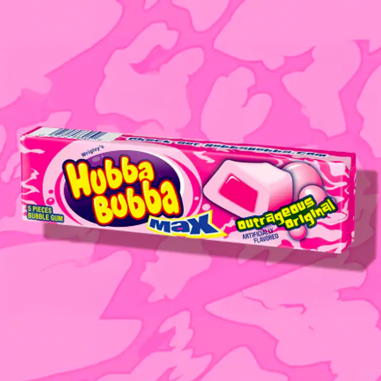 DISPLAY 18 UNIDADES CHICLE HUBBA BUBBA ORIGINAL | $888 POR UNIDAD | VENCE: 17/11/2026 5