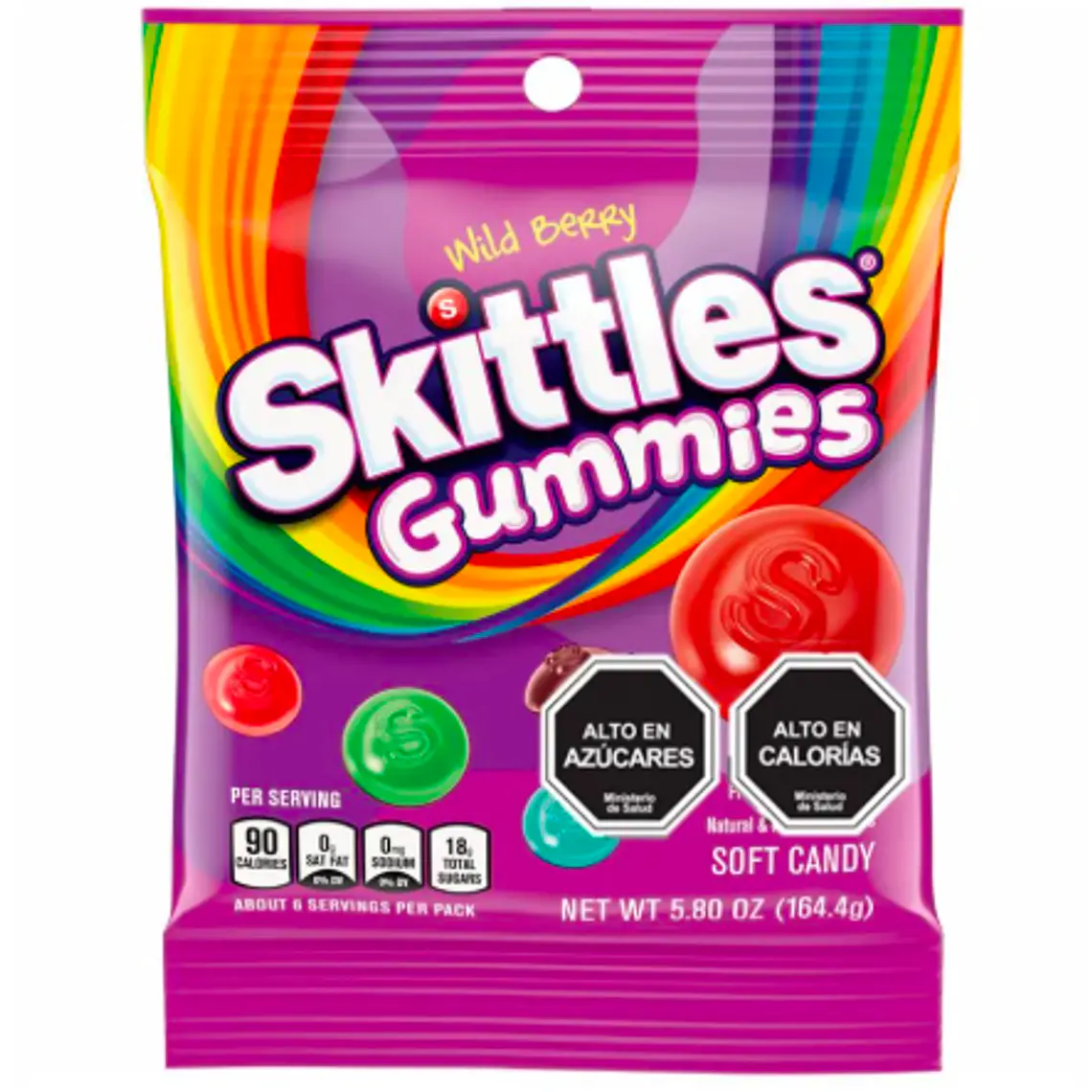 PACK 12 BOLSAS MASTICABLES GUMMIES WILD BERRY 164 G | $2.249 POR UNIDAD | VENCE: 08/01/2027 2