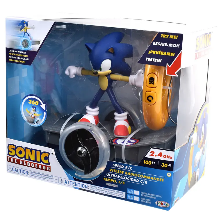 SKATE RC CON FIGURA SONIC  2