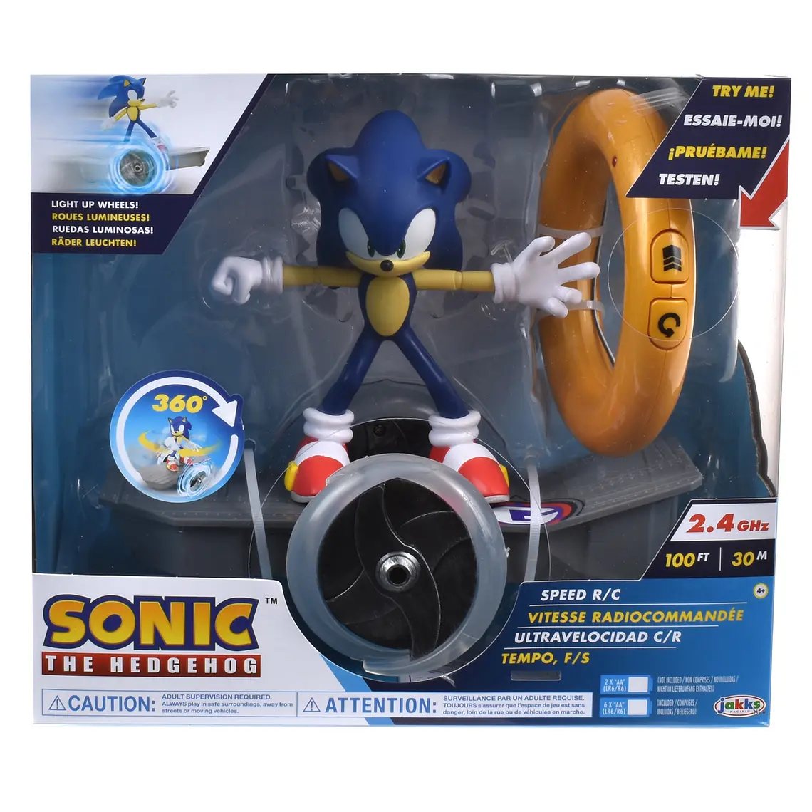 SKATE RC CON FIGURA SONIC  3