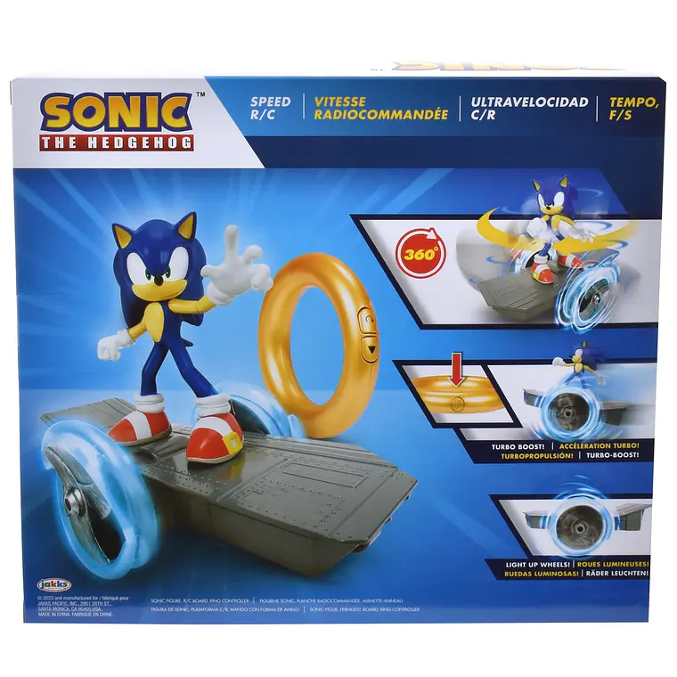 SKATE RC CON FIGURA SONIC  4