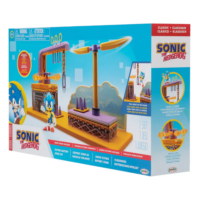 PLAYSET ZONE FLYING BATTERY CON FIGURA SONIC 6 CMS  2