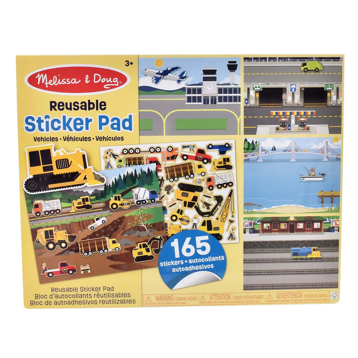 CREA ESCENAS CON STICKERS REUTILIZABLES MELISSA AND DOUG (DISEÑO ALEATORIO) 3