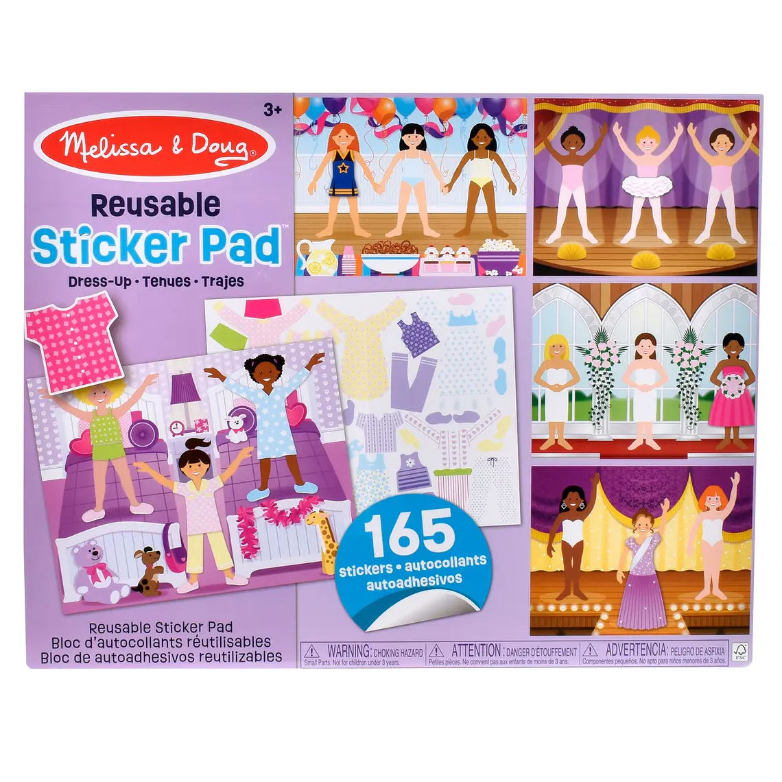 CREA ESCENAS CON STICKERS REUTILIZABLES MELISSA AND DOUG (DISEÑO ALEATORIO) 7