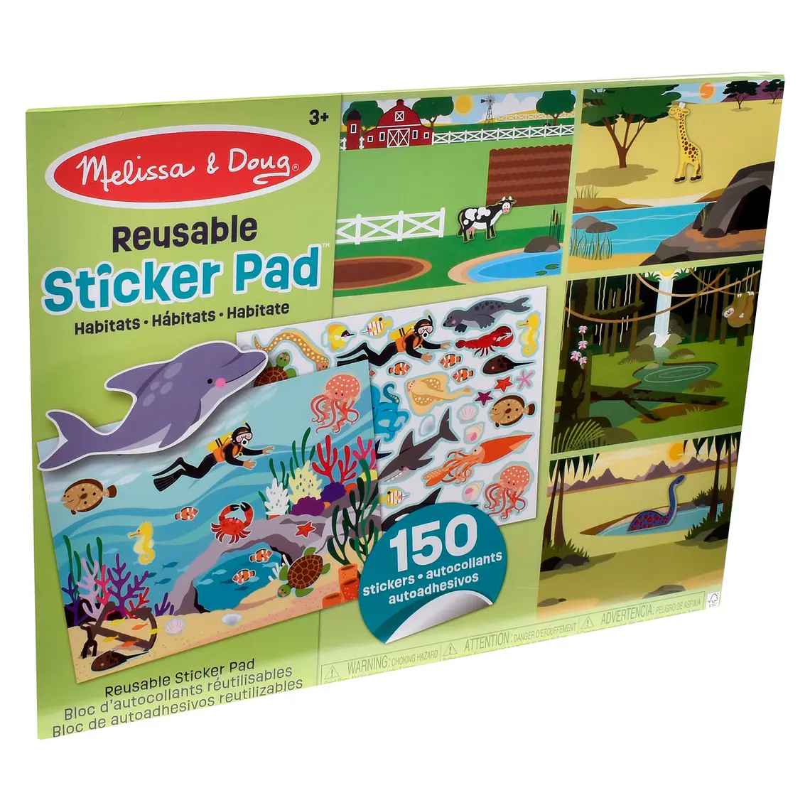 CREA ESCENAS CON STICKERS REUTILIZABLES MELISSA AND DOUG (DISEÑO ALEATORIO) 10