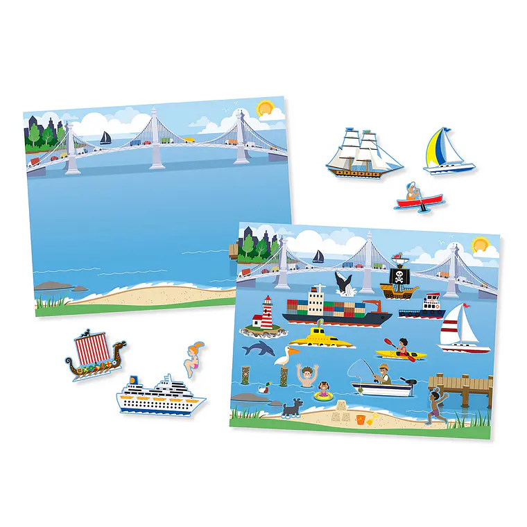 CREA ESCENAS CON STICKERS REUTILIZABLES MELISSA AND DOUG (DISEÑO ALEATORIO) 13