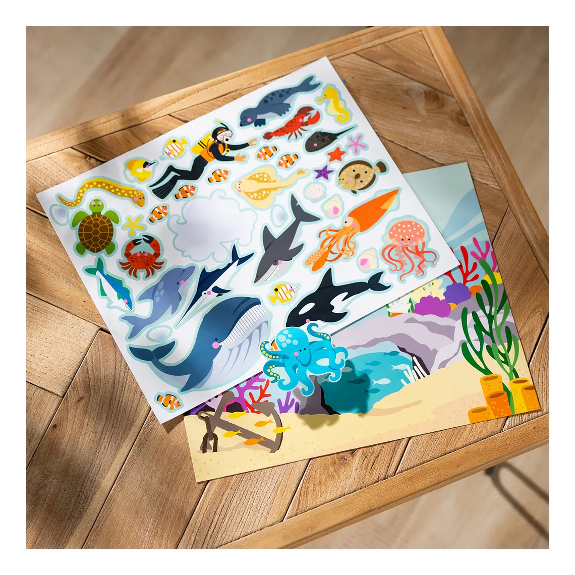 CREA ESCENAS CON STICKERS REUTILIZABLES MELISSA AND DOUG (DISEÑO ALEATORIO) 15