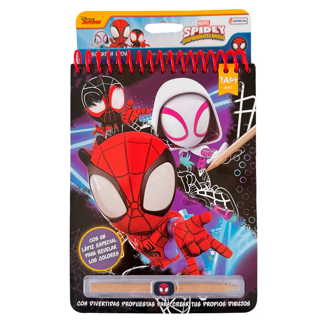 LIBRO CON ACTIVIDADES PARA RASPAR CON LAPIZ (DISEÑO ALEATORIO) 3